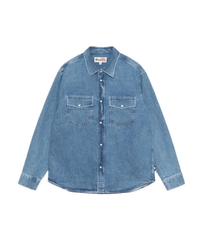 Boxy Western Denim Shirt