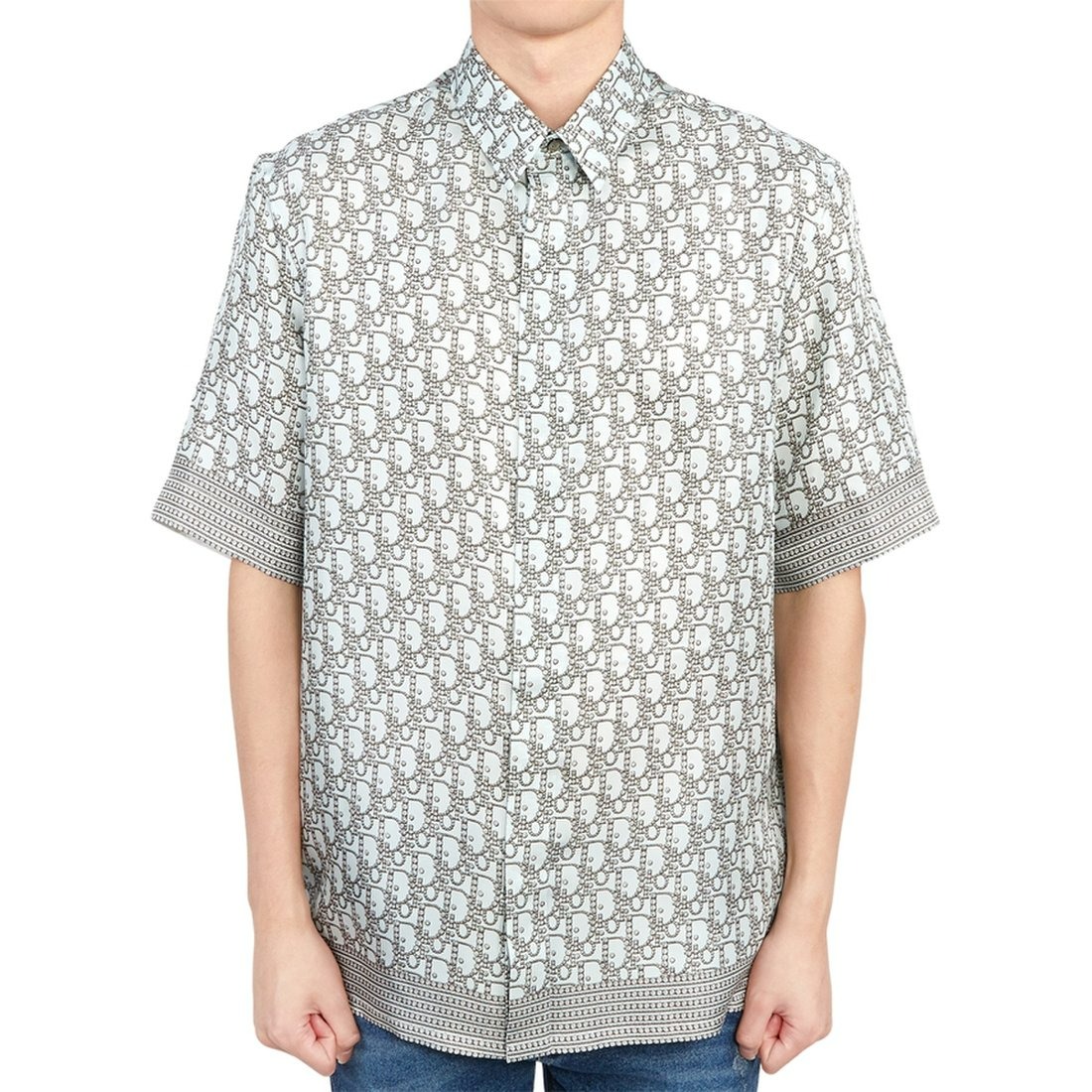 DIOR OBLIQUE SHORT-SLEEVED SHIRT
