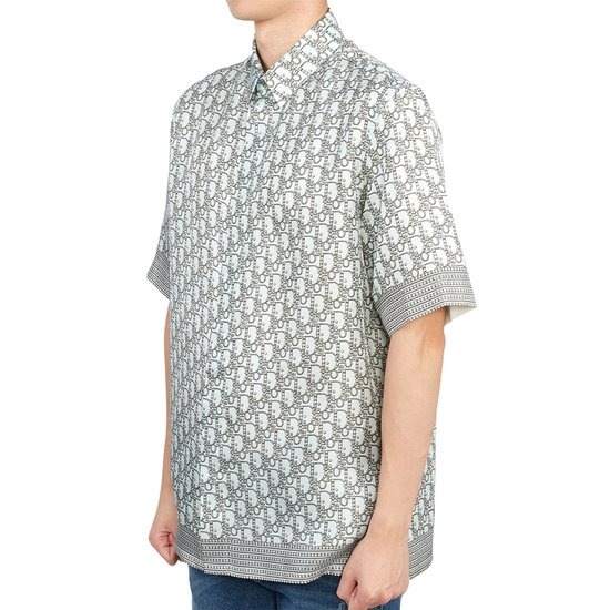 DIOR OBLIQUE SHORT-SLEEVED SHIRT