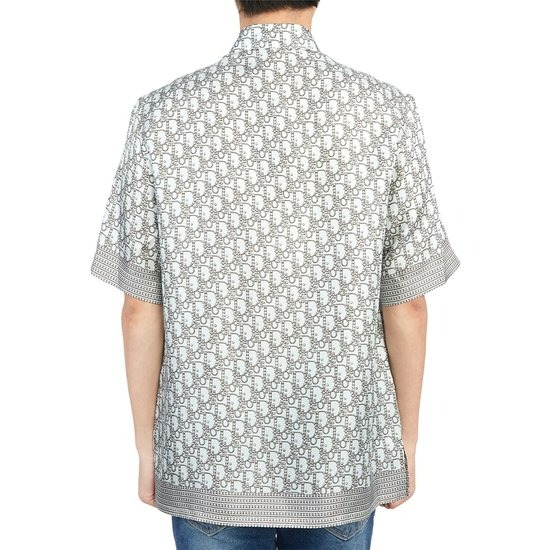 DIOR OBLIQUE SHORT-SLEEVED SHIRT