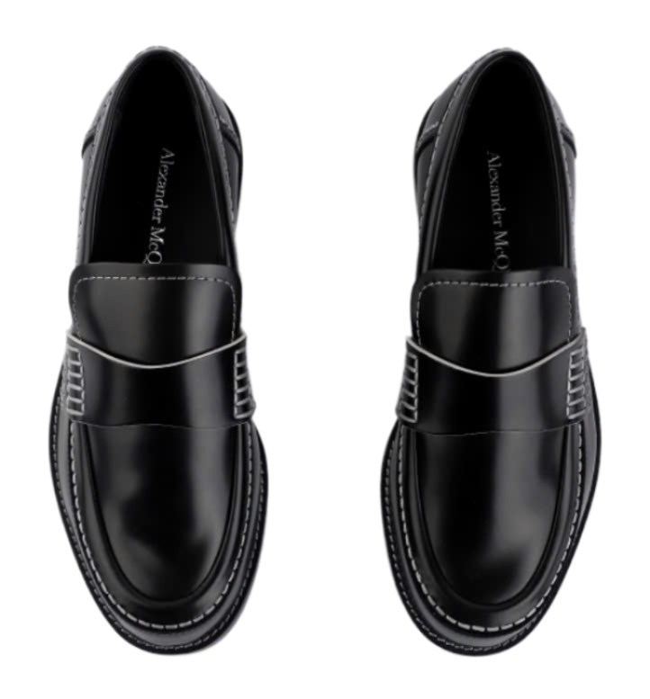 Leather Moccasin Loafers