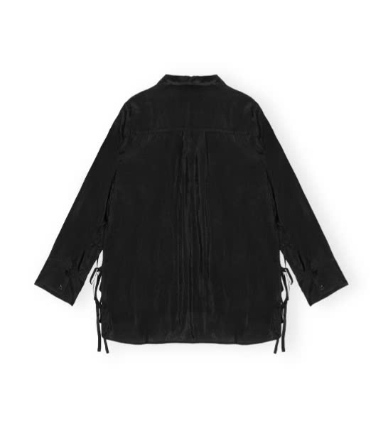 Gani Viscose Habotai Oversized Shirt