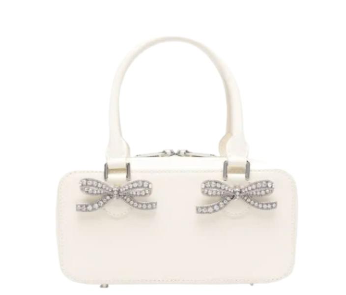 Crystal Bow Mini Tote Bag