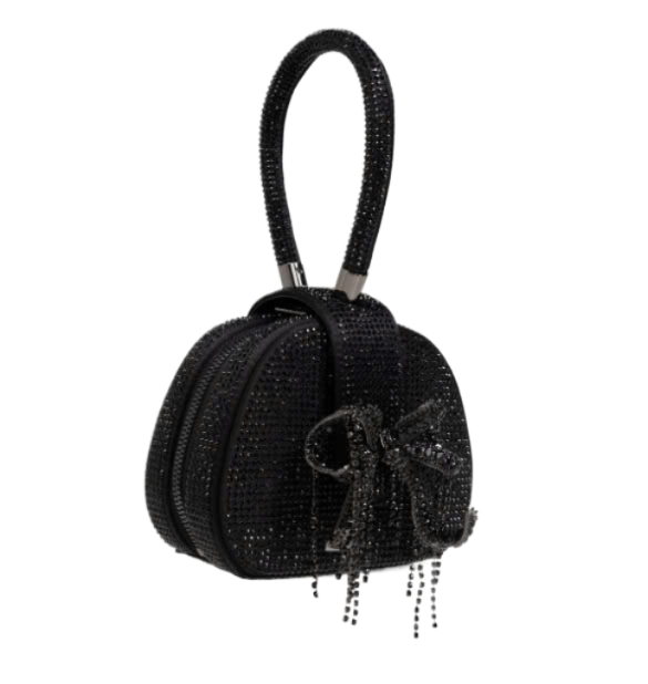 Rhinestone Bow Tote Bag