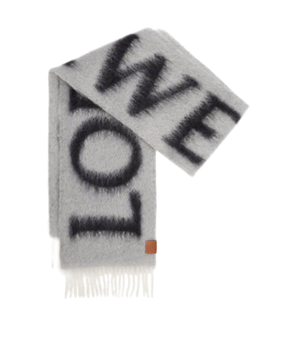 24FWLOEWE scarf in wool and mohair 