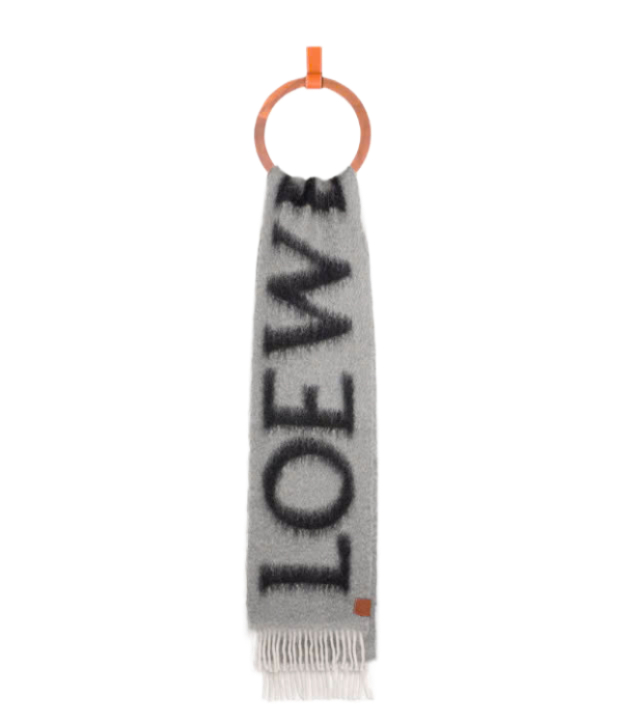 24FWLOEWE scarf in wool and mohair 