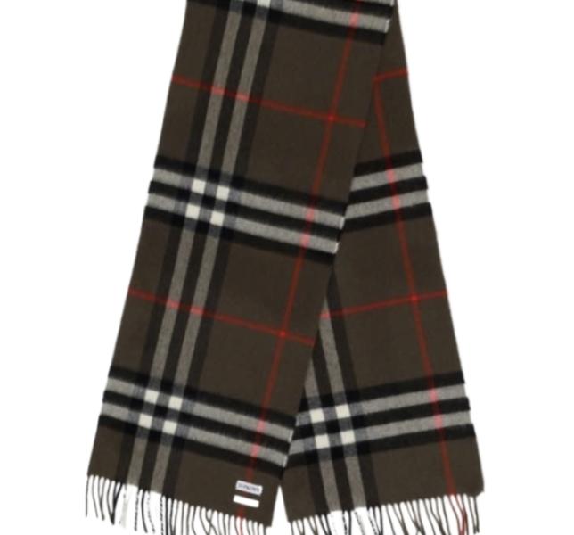 24FWCheck Cashmere Scarf