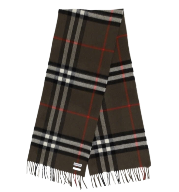 24FWCheck Cashmere Scarf