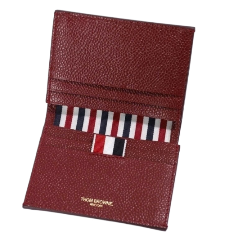 24FWRWB Tab Pebble Grain Double Card Holder