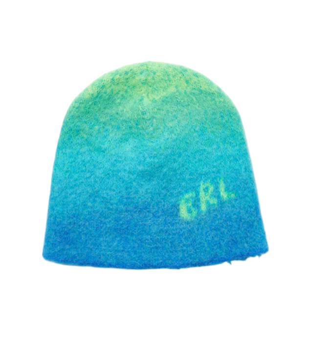 Gradient Beanie Knit - Green