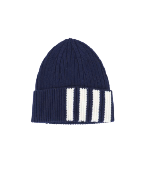 24FW4-Bar Stripe Cashmere Beanie