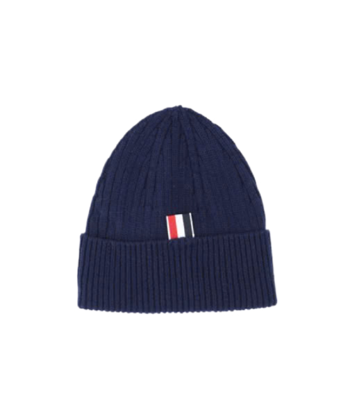 24FW4-Bar Stripe Cashmere Beanie