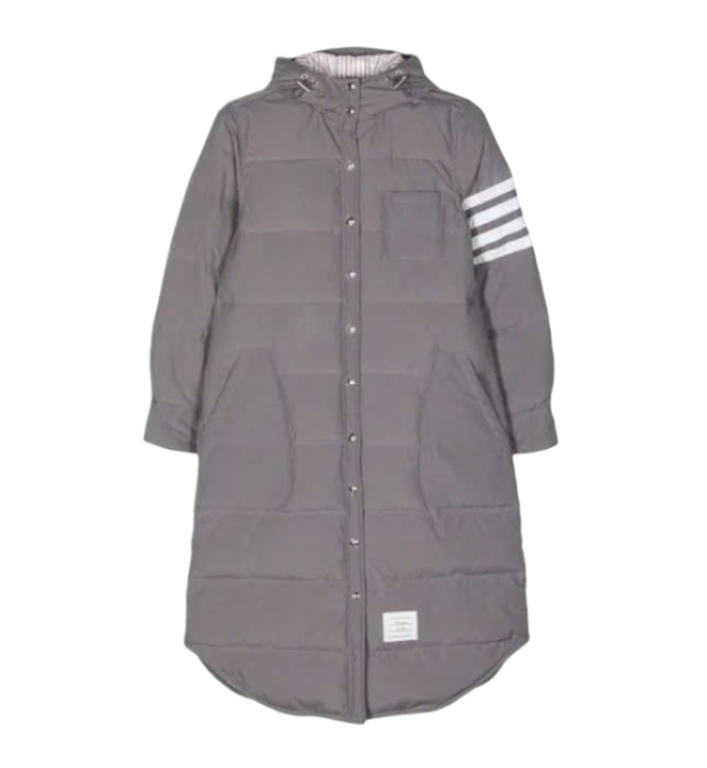 24FWDownfill Ripstop 4-Bar Hooded Shirt Dress