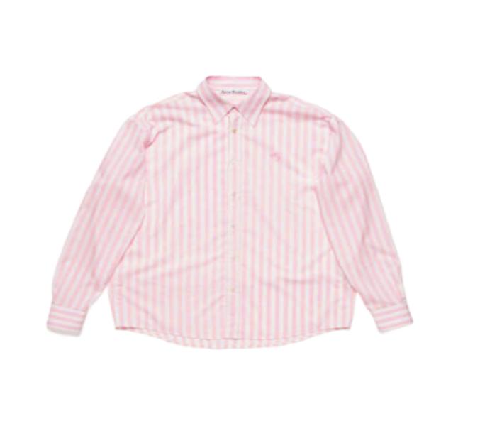 Striped viscose shirt