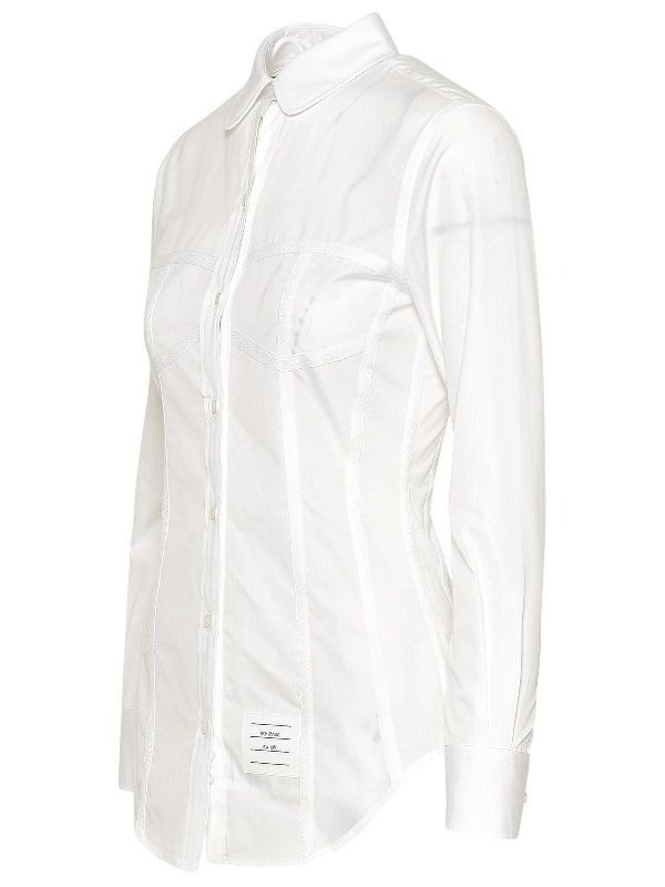 RWB Tab Corset Detail Cotton Shirt