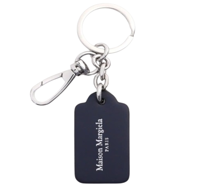 24FWSignature Stitch Brass Keyring 