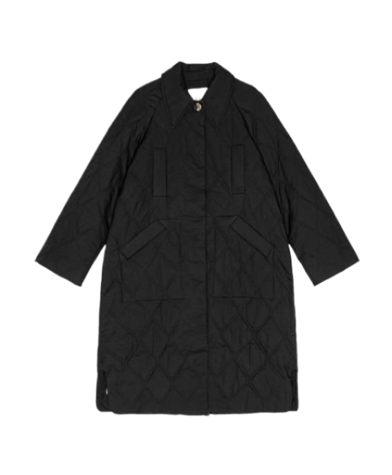 Gani quilted long jacket