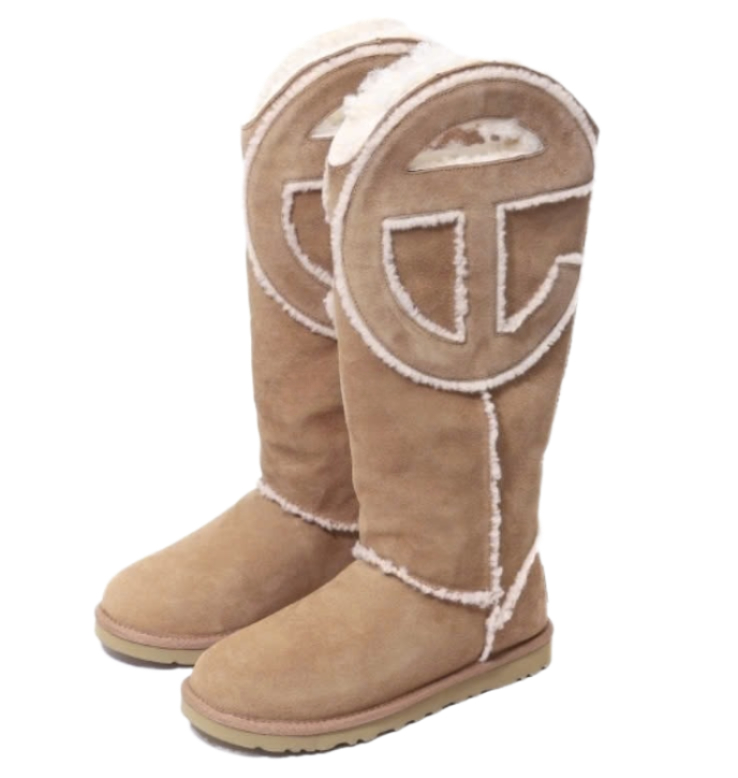 UGG x TELFAR Logo Tall Boot - CHESTNUT