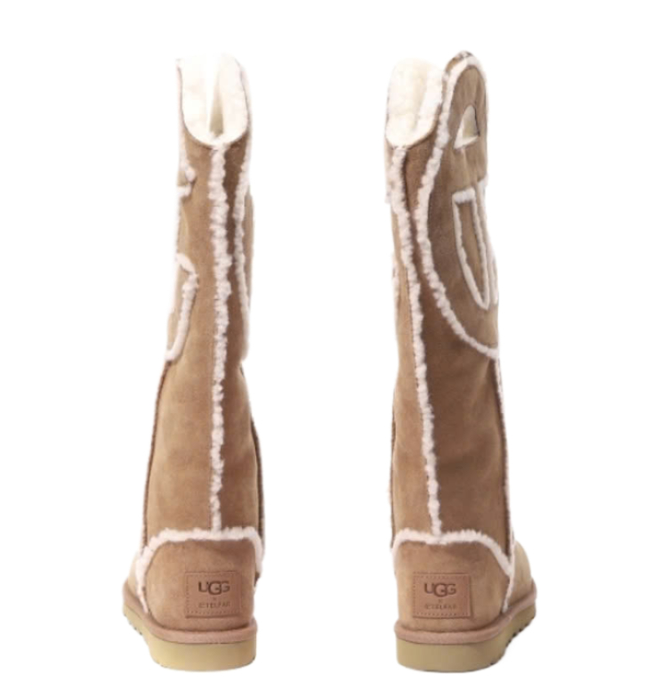 UGG x TELFAR Logo Tall Boot - CHESTNUT