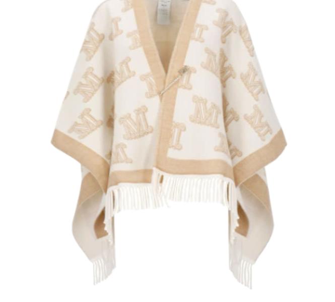 Fringed Wool Cape