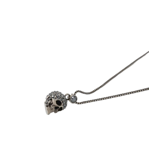 Pave Skull Necklace