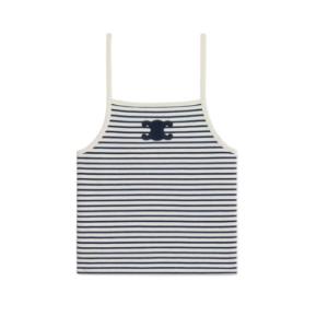 Striped Jersey Triomphe Tank Top