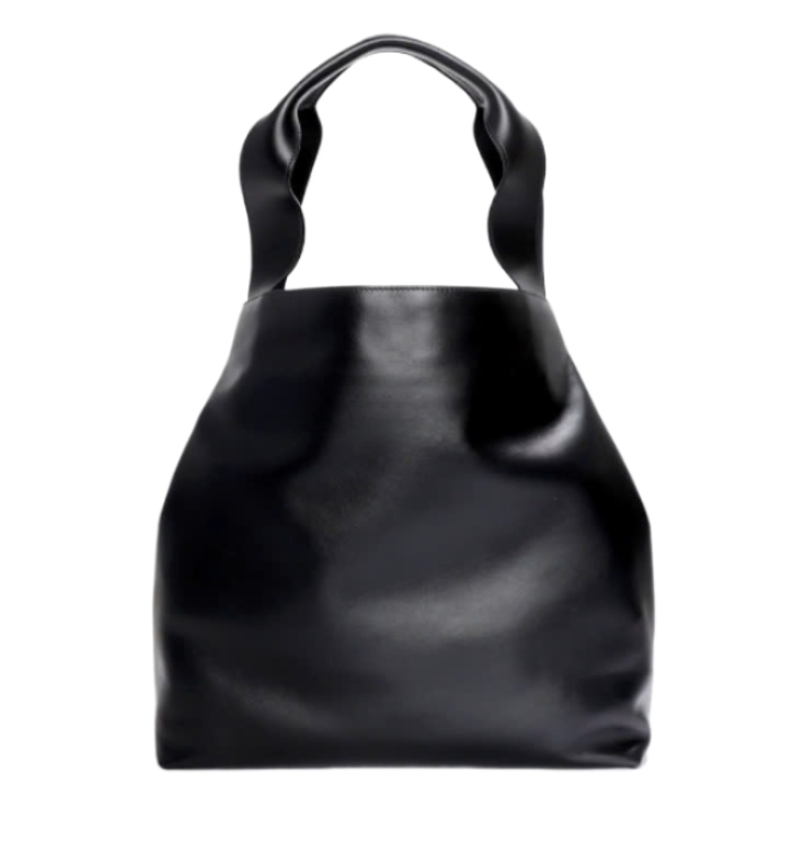 Leather hobo bag