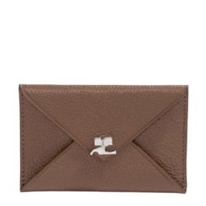 AC Stud Grained Leather Card Holder