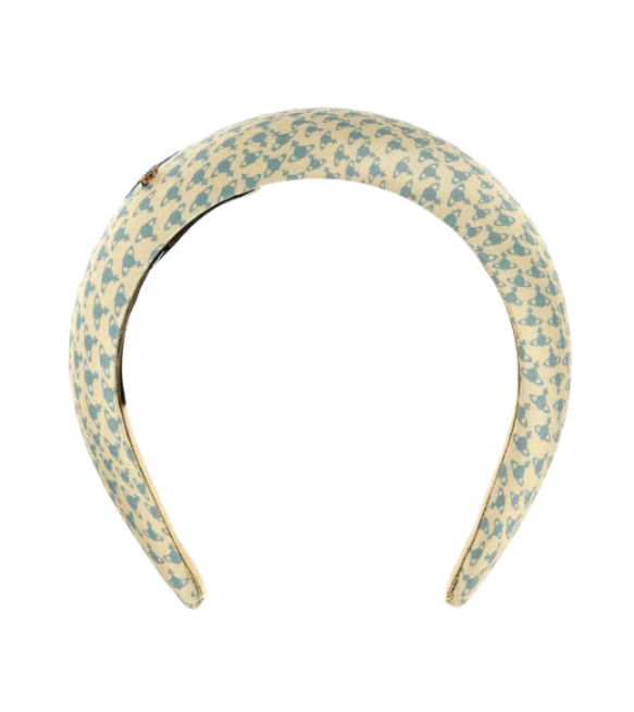 ORB logo printed silk hairband 