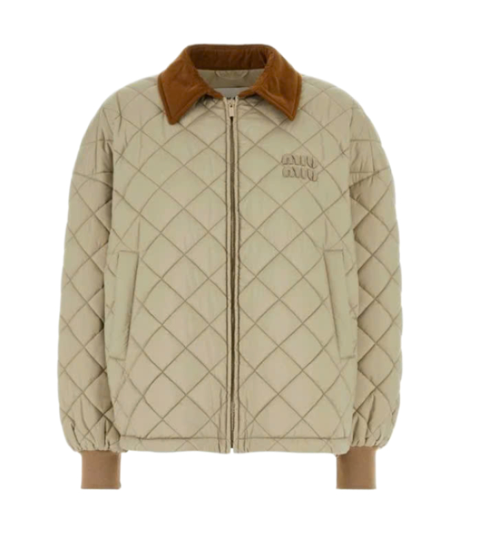 Logo Patch Quilted Jacket