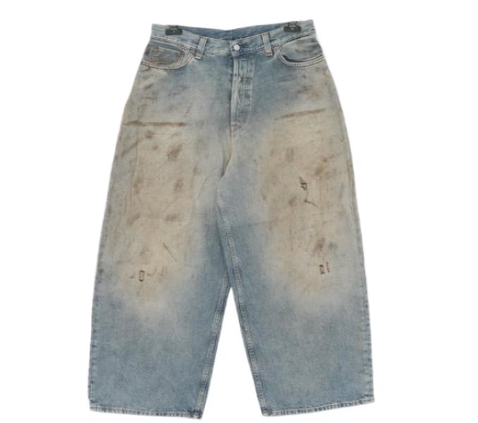 Acne 24FW B00381 863 Dirty Washing Denim Pants