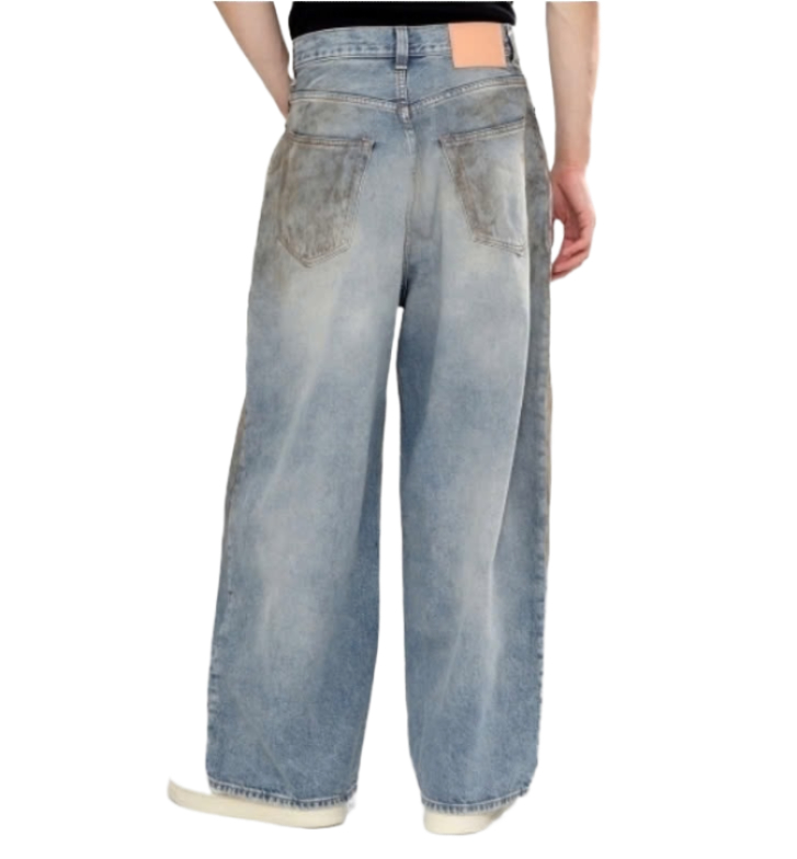 Acne 24FW B00381 863 Dirty Washing Denim Pants