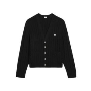 Triomphe Cable Cashmere Cardigan