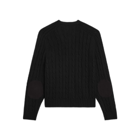 Triomphe Cable Cashmere Cardigan