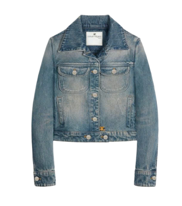 Re-edition logo denim jacket