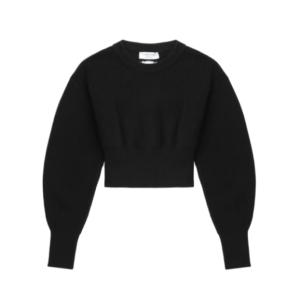 Knit crop pullover