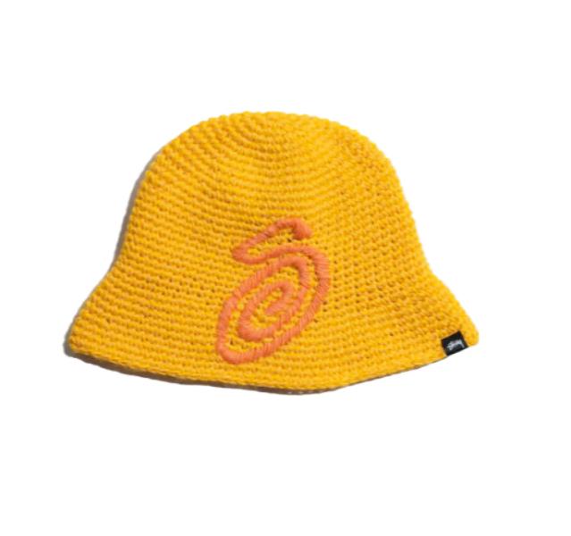 Swirly S Knit Bucket Hat