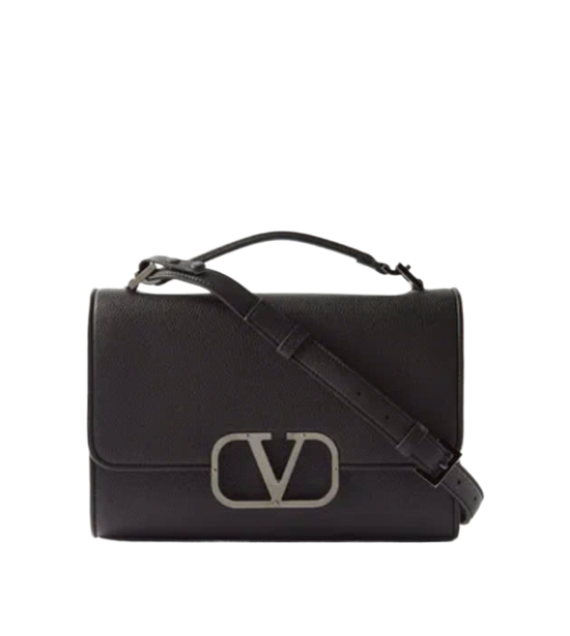 V logo shoulder bag