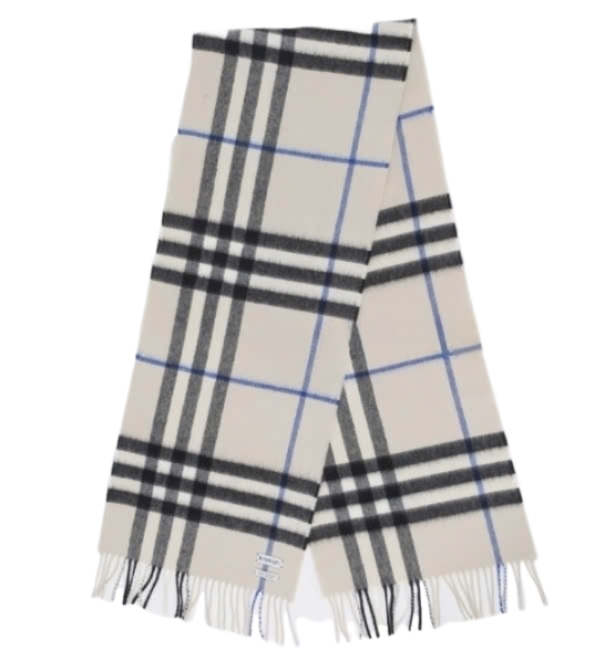 Checked Cashmere Scarf