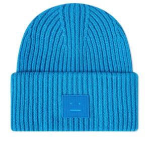 (Kids) Acne Studios Ribbed Beanie Hat Sapphire Blue