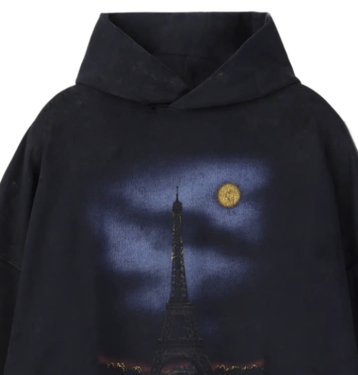 Large Fit Hood - Washed Black