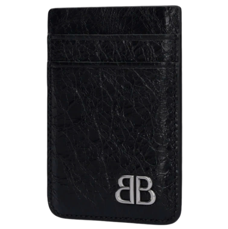 Monaco Magnetic Card Holder - Black