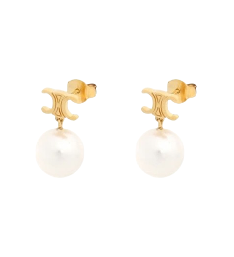 Triomphe pearl earrings