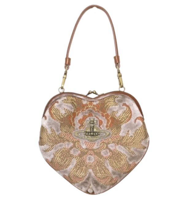 Bell Heart Frame Shoulder Bag