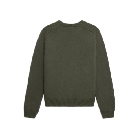 Triomphe Crewneck Wool Cashmere Sweater