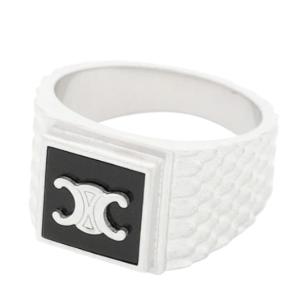 Triomphe Python Signet Ring