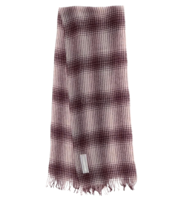 24FWCOTTAGE SCARF Resolution Check Wool