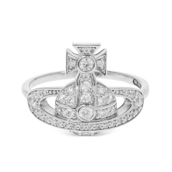 Vivienne Westwood ORG Crystal Silver Ring