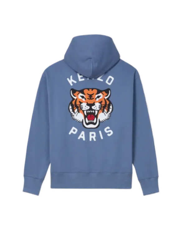 24FWLucky Tiger Genderless Embroidered Oversized Hoodie