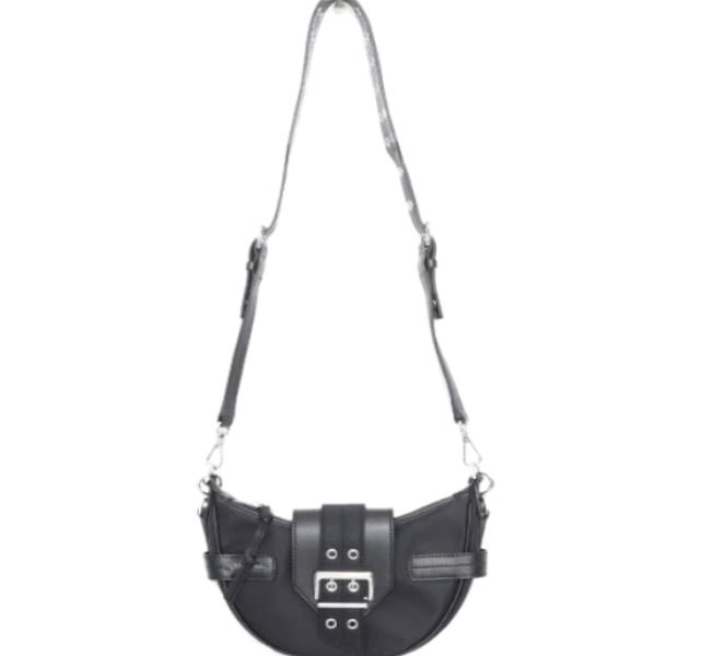 Black Small Bucky Crossbody Bag